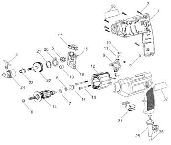 Part Location Diagram of 184705-00 Black and Decker CLAMSELL SET